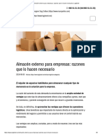 Almacén Externo para Empresas - Razones Que Lo Hacen Necesario - Logistock