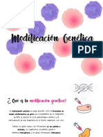 Modificacion Genetica