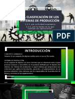 Clasificación de Los Sistemas de Producción