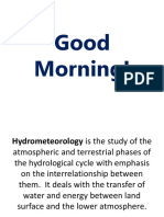 Hydrometeorology Presentation