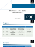 Microeconomía de la competencia - Análisis de la demanda individual