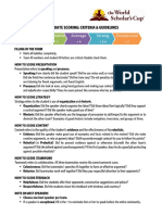 Debate Scoring Criteria and Guidelines PDF