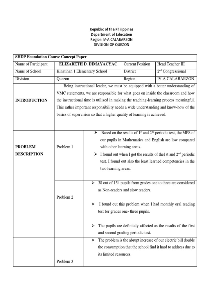 SHDP Foundation Course Overview | PDF | Curriculum | Reading Comprehension