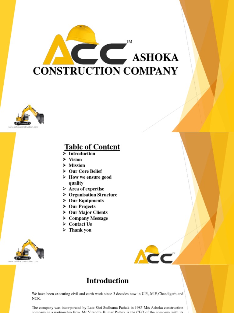A Profile of Ashoka Construction Company Delivering Quality