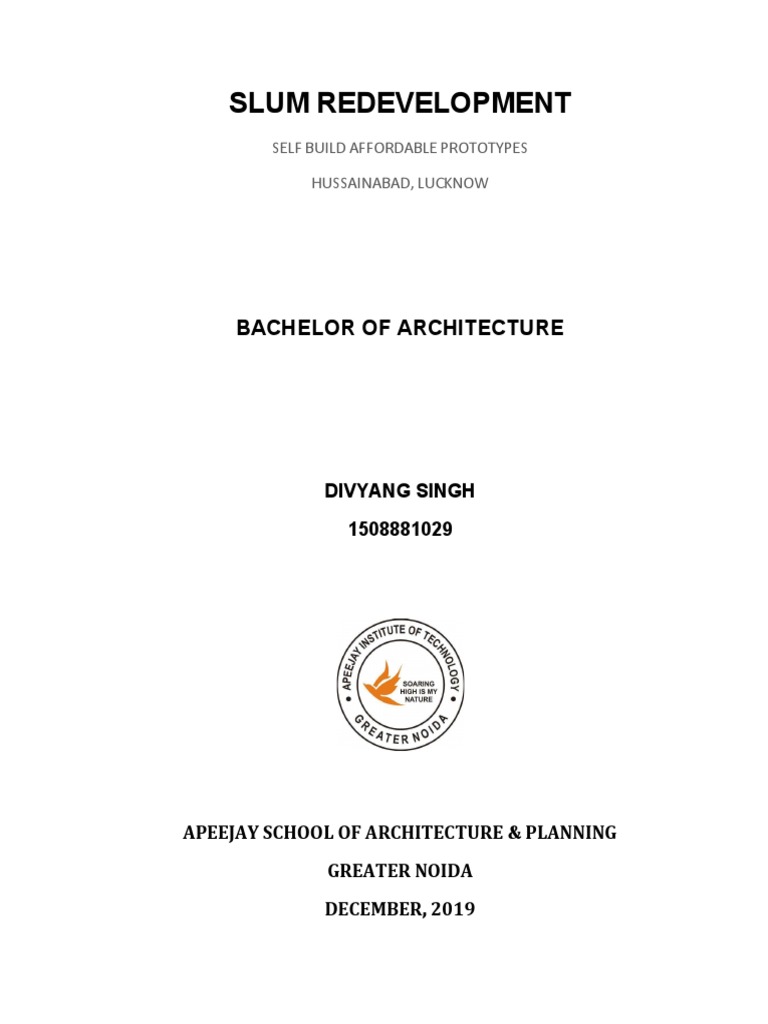 Slum rehabilitation programs in india image