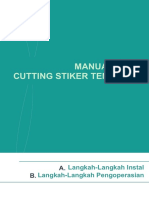 Buku Tutorial Petunjuk Penggunaan Mesin Cutting Sticker TENETH TH 740