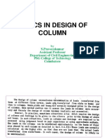 Basics in Design of RC Column
