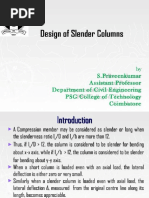 Design of Slender Columns As Per Is 456-2000