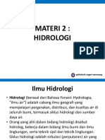 Materi 2 Hidrologi
