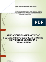 Estandares de Seguridad e Higiene en Procesos de Mineria A Cielo Abierto