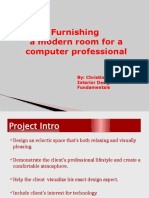 Modern Furnishing Design for a Computer Professional