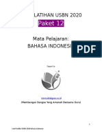 Soal Prediksi Usbn 2020 Bahasa Indonesia Paket 12