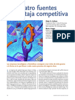 Las Cuatro Fuentes de Ventaja Competitiva PDF
