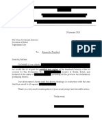 Letter Request - Eufemia Torregosa (Traceback) REDACTED