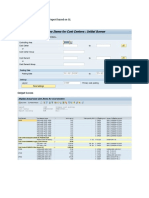 Standard Report Layout in SAP From Product Costing Perspective