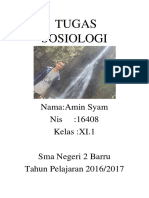 Tugas Sosiologi