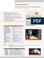 Verkon Data Sheet Onda Spectrophotometer VIS V 10 Plus EN