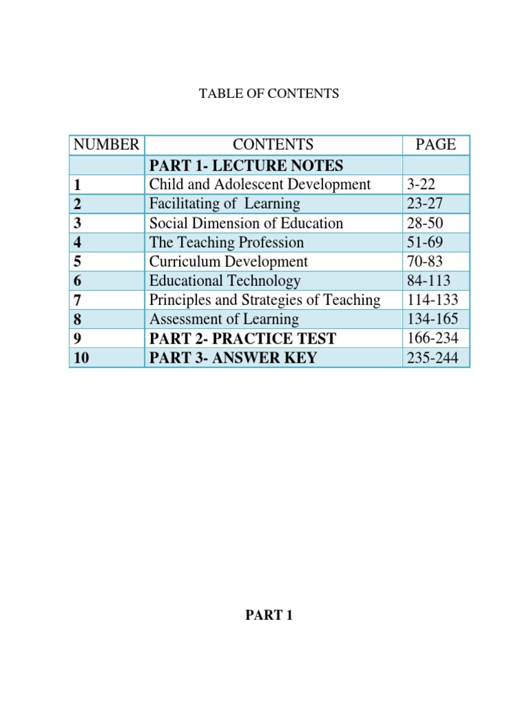 Let Gen Ed Masterfile Let Reviewer Docx Autism Autism Spectrum
