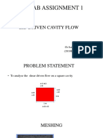 Lid Driven Cavity Simulation