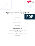 Modeling and Simulation of Conducted Disturbances in Automotive Systems