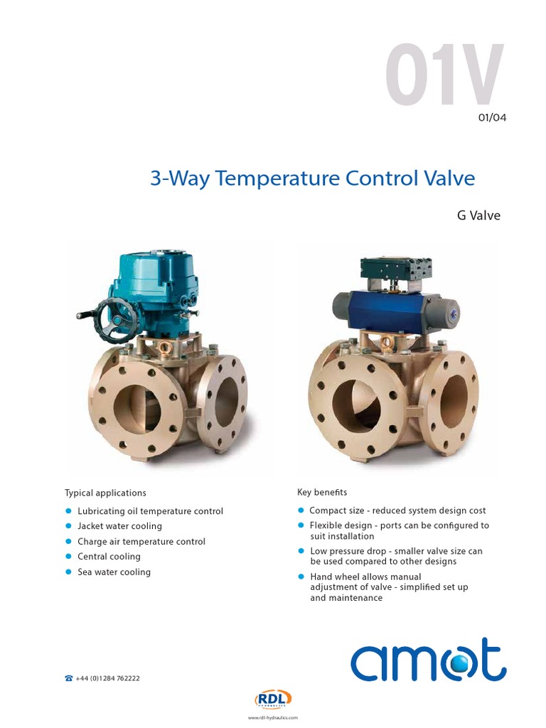 G Valve 3 Way Temperature Control Valve PDF PDF Valve Hydraulics