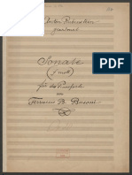 Busoni: Sonata F-Moll (Autograph)