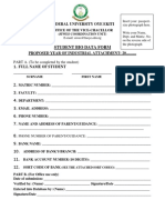 Biodata Form and Placement Documents For SIWES Students-1-1 PDF