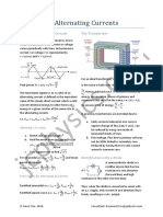 18 Alternating Currents Summary PDF