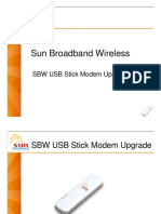 SBW Usb Stick Modem Upgrade Guide
