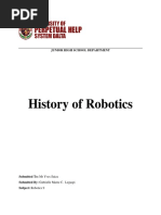 History of Robotics