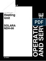 Operation and Service Solara NDH 00