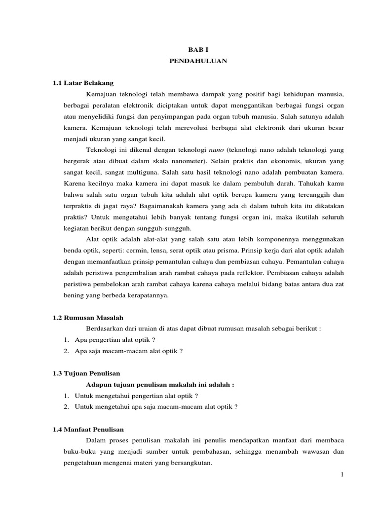 Makalah AlatAlat Optik
