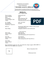 Formulr Pendftaran OSIS SMPN 16 Bekasi