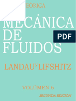 Mecánica de fluidos y Landau Lifshitz volumen 6