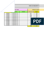 Reporte de Venta de Descarte Arándanos ACP-2019