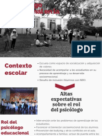 Psicólogo Educacional en La Escuela PDF