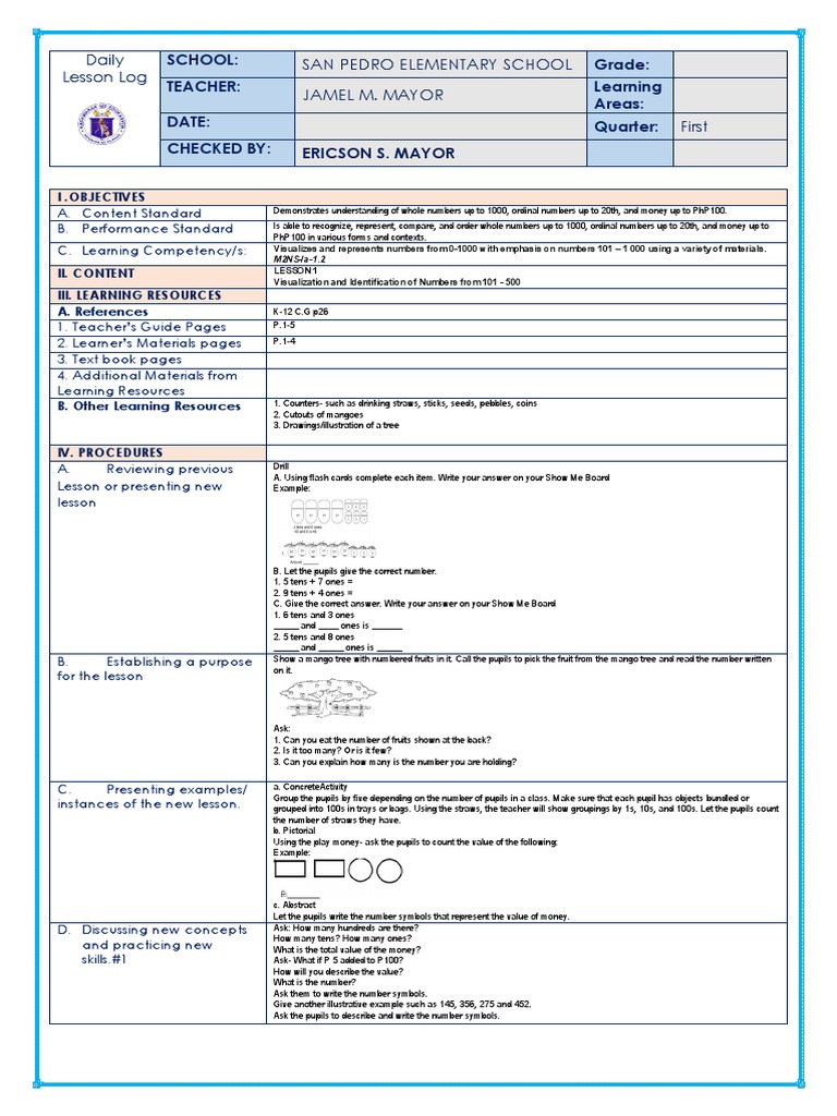 COT 4 DEtailed Lesson Plan | PDF | Lesson Plan | Teachers
