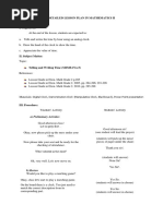 Kindergarten Analog Clock Lesson Plan | PDF | Clock | Lesson Plan
