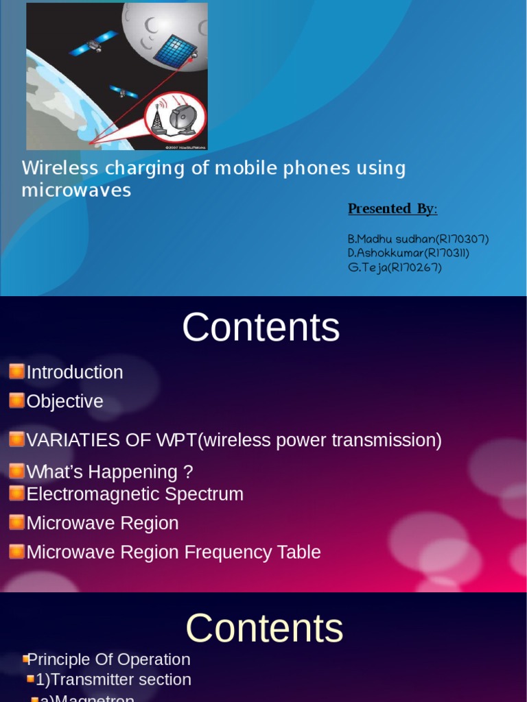 Wireless Charging of Mobile Phones Using Microwaves PDF PDF