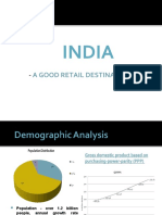 India: A Good Retail Destination?