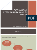 Pengelolaan Perbekalan Farmasi Di Apotek