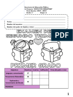 Examen Primer Grado PDF