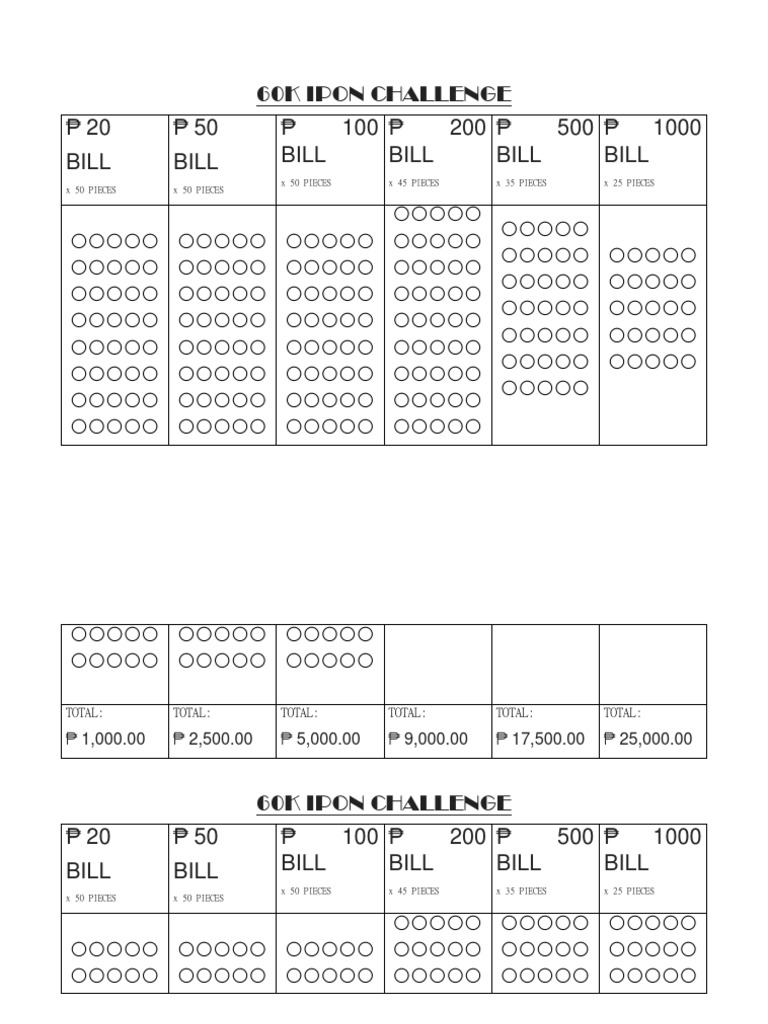 60K Ipon Challenge PDF
