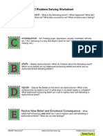 Ctivating Event - : ABC Problem Solving Worksheet