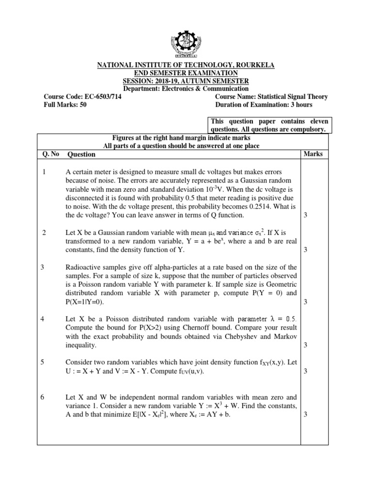 Sst 18 Mid Pdf Covariance Matrix Poisson Distribution