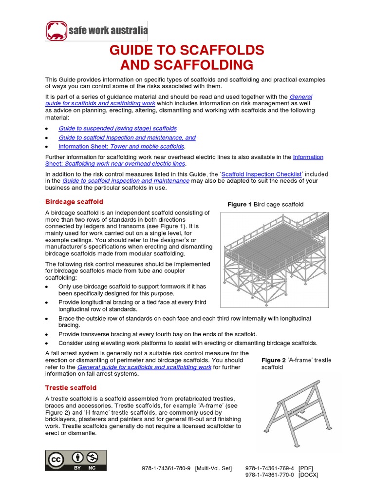 Scaffolding Types and Safety Guidelines | PDF | Scaffolding | Pipe ...