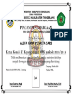 Contoh SERTIFIKAT RESMI MPK DAN OSIS