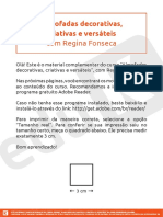 Moldes Almofadas Decorativas Criativasa Aula 7 A4 PDF