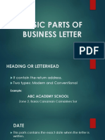BASIC PARTS OF BUSINESS LETTER-english 2