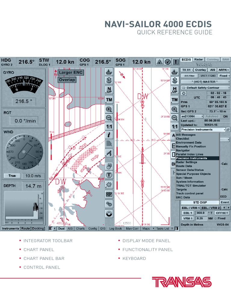 Navi-Sailor 4000 ECDIS Guide | PDF | Computer Keyboard | Radar